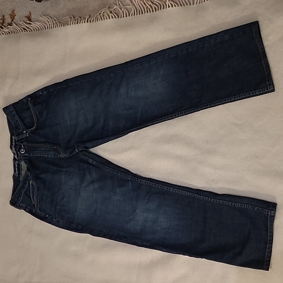 TOMMY BAHAMA INDIGO WASH JEANS SIZE 34 X 32 - Picture 2 of 6